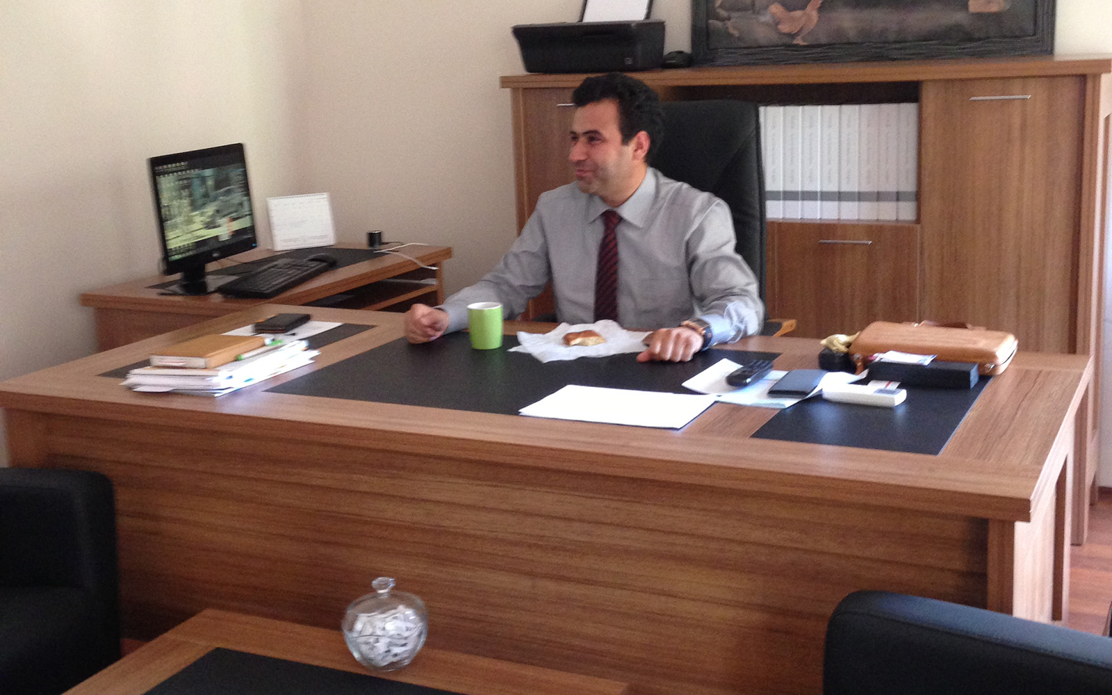 Mavili Elektronik Bölge Müdürülügü Görev ofisim.